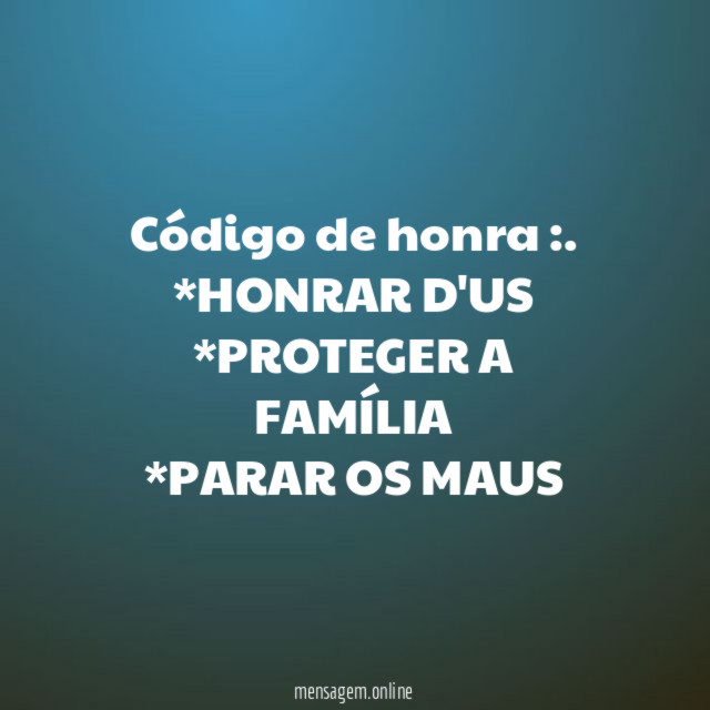 código de honra