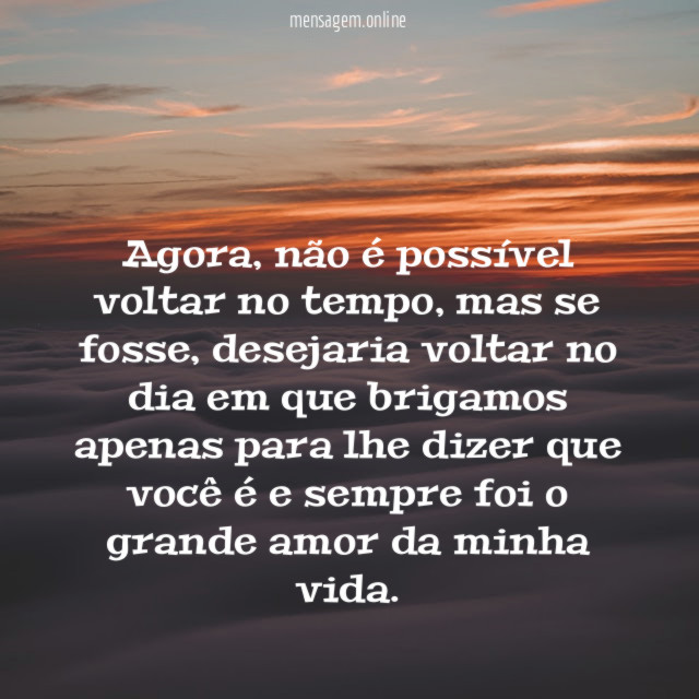 Coisas que não voltam mais 