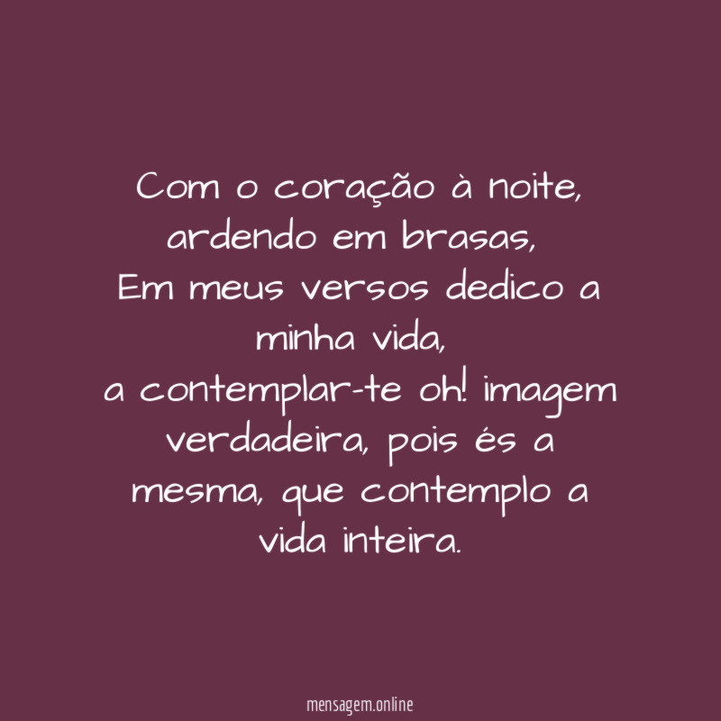Com o coração à noite