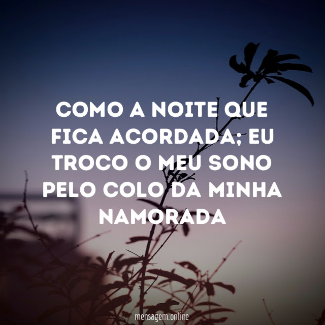 Como a noite que fica acordada