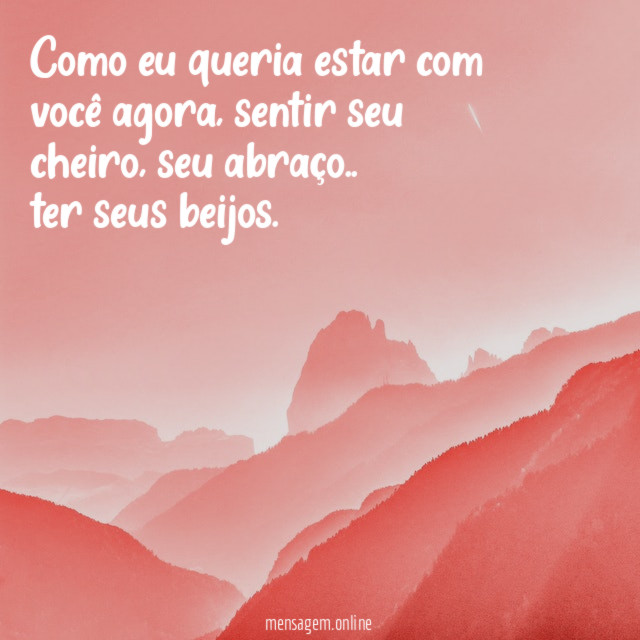 Como eu queria estar com você agora