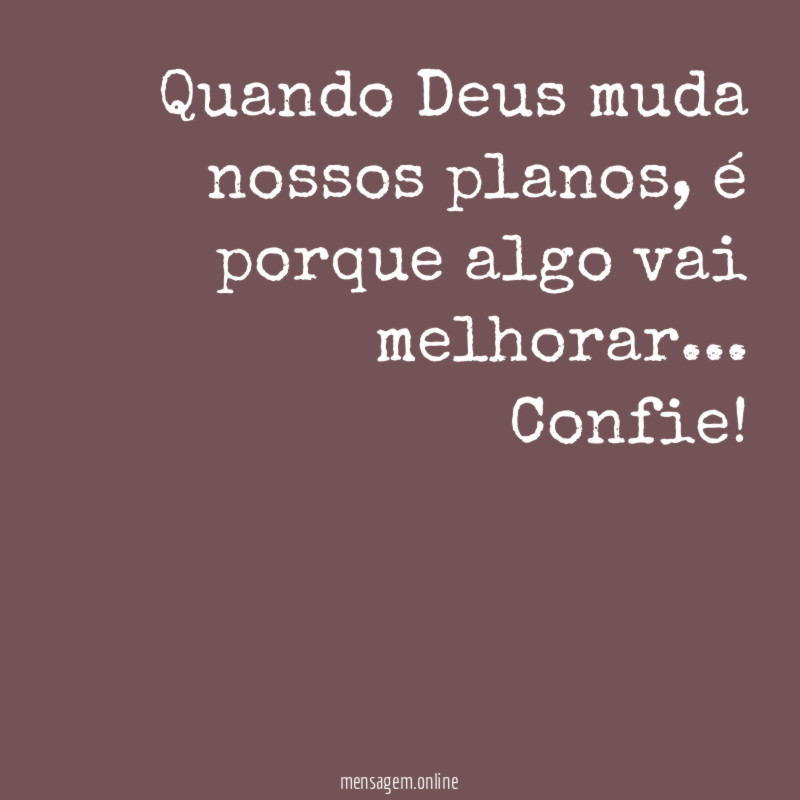 Confie em Deus