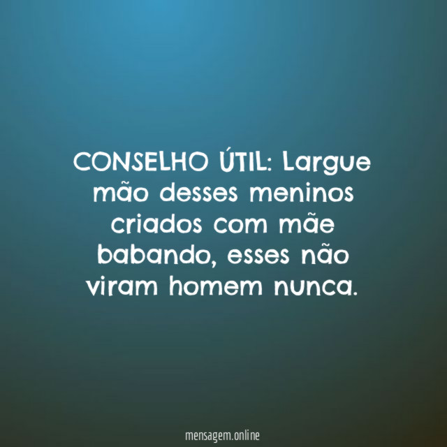 CONSELHO ÚTIL