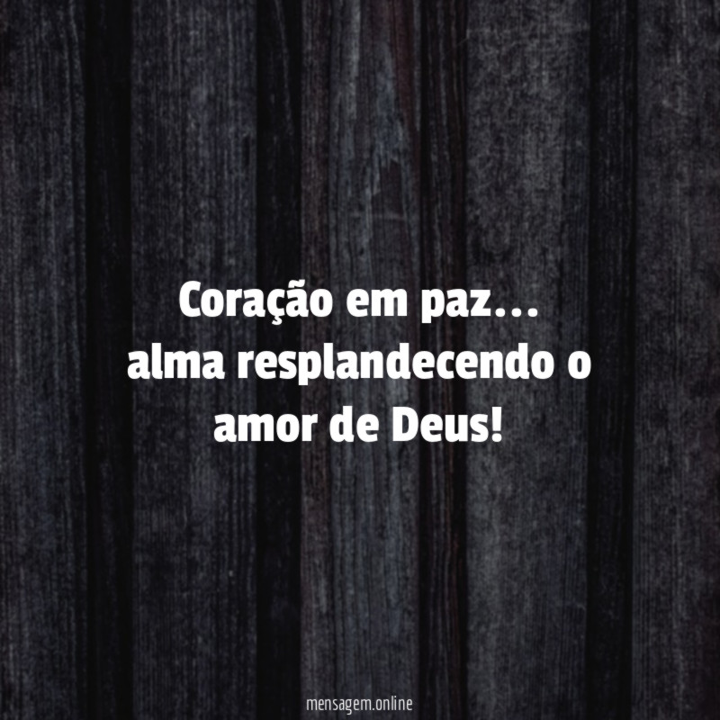 Coração em paz