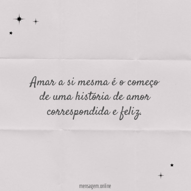 Correspondida e feliz