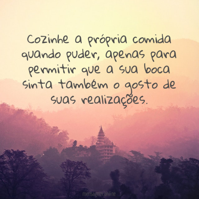 Cozinhe para você