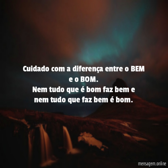 Cuidado com a diferença entre o BEM e o BOM