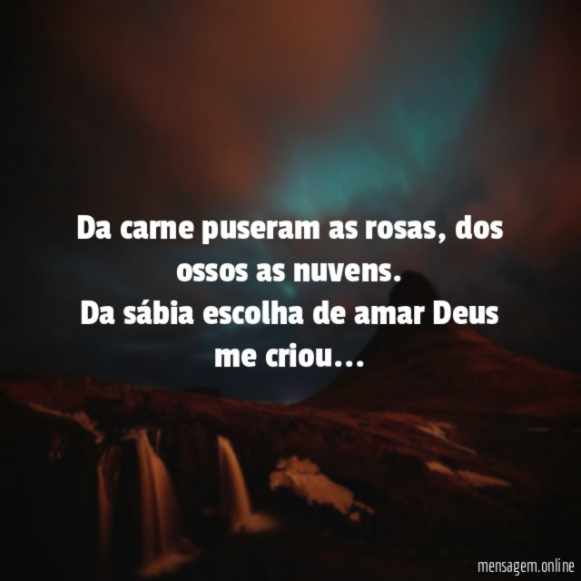 Da carne puseram as rosas
