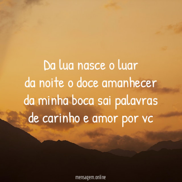 da lua nasce o luar