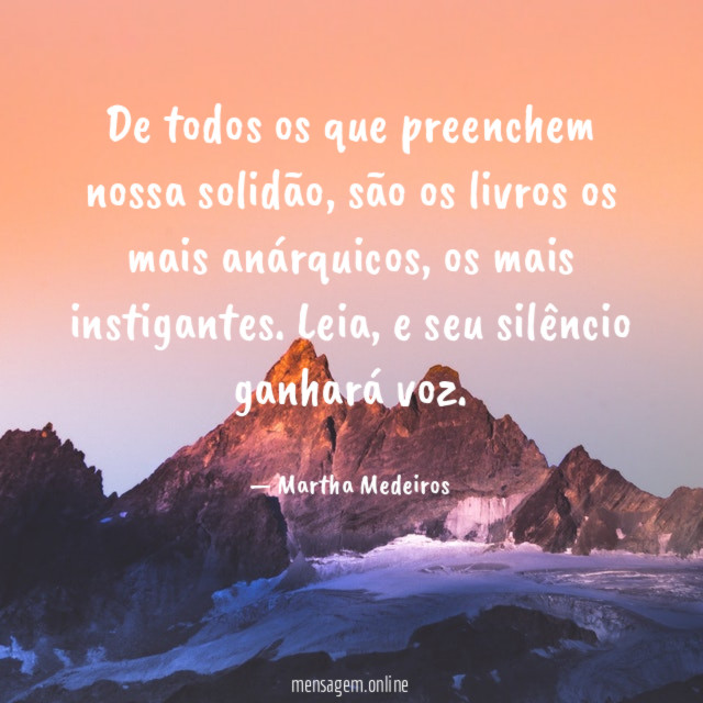 De todos os que preenchem nossa solidão