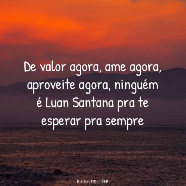 De valor agora