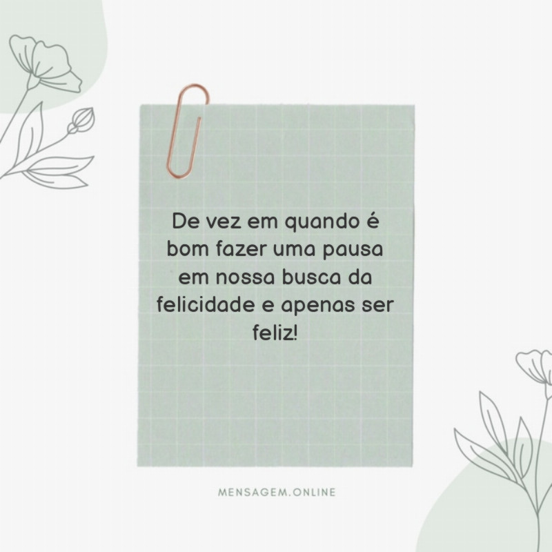 De vez em quando