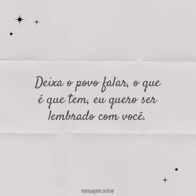 Deixa o povo falar