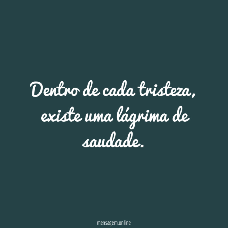 Dentro de cada tristeza