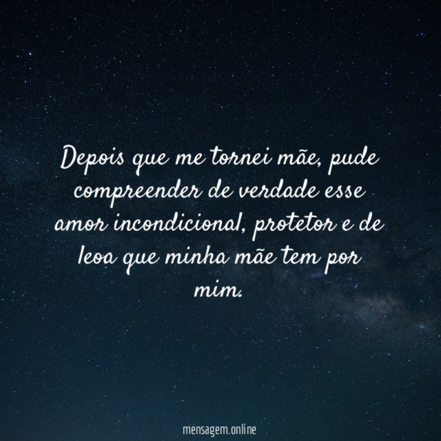 Depois que me tornei mãe