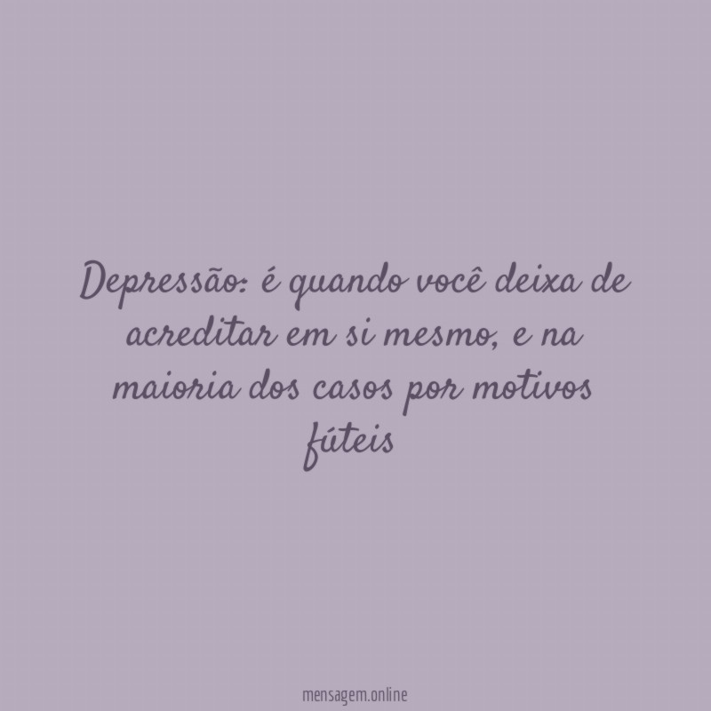 Depressão