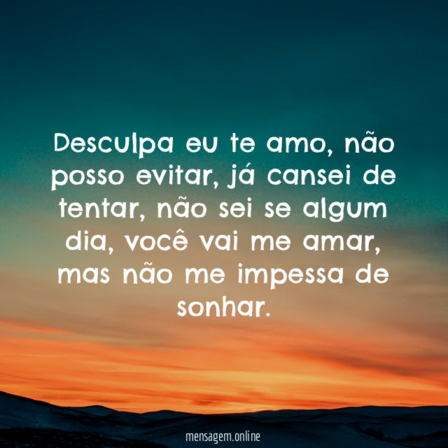 Desculpa eu te amo