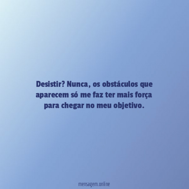Desistir
