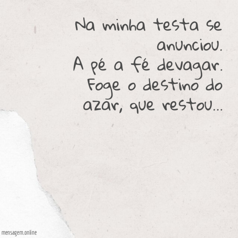 Destino do azar