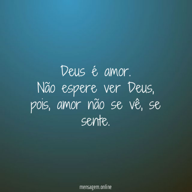 Deus é amor