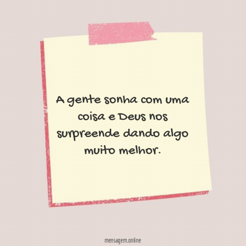 Deus nos surpreende