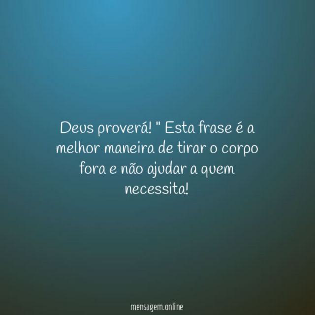 Deus proverá