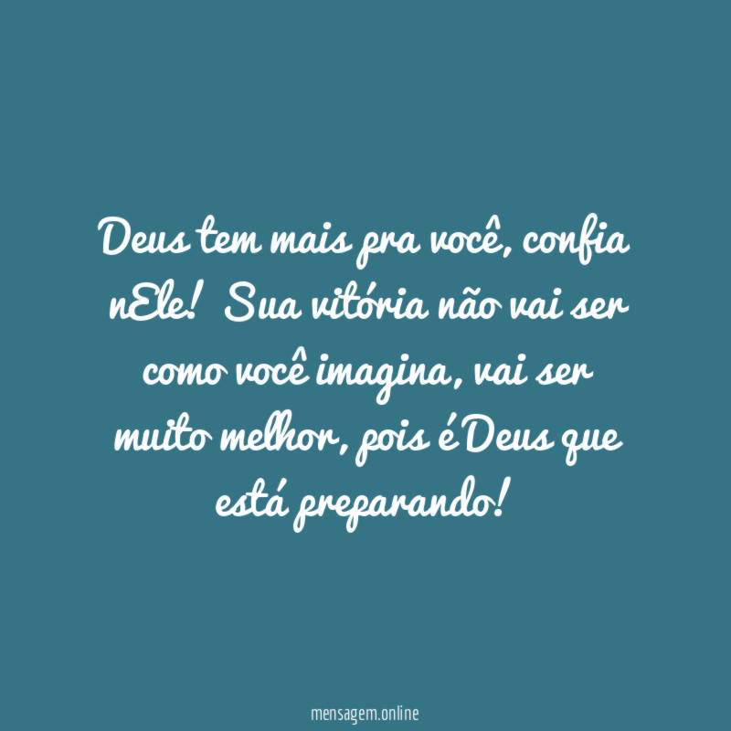 Deus tem mais pra você