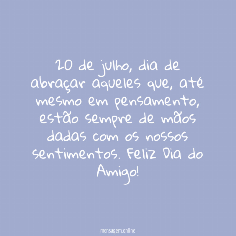 Dia do Amigo