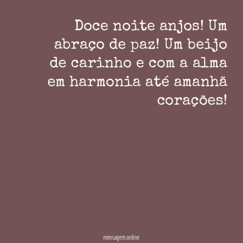 Doce noite anjos