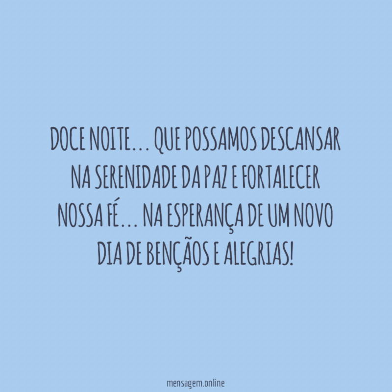 Doce noite