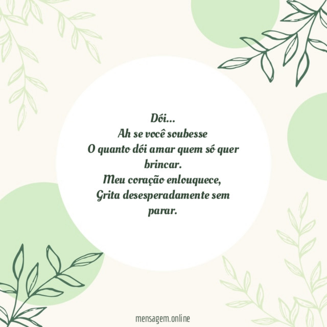 Dói…