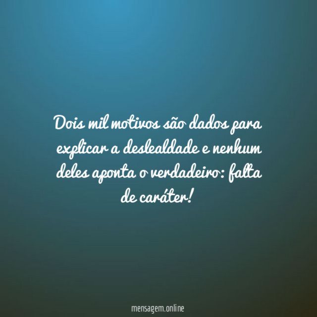 Dois mil motivos são dados para explicar a