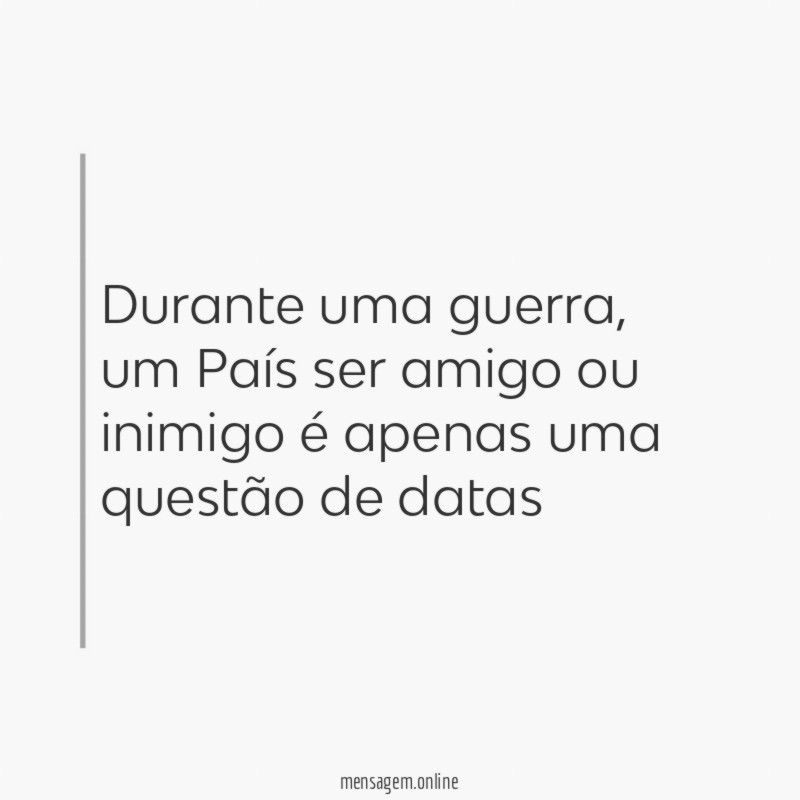 Durante uma guerra