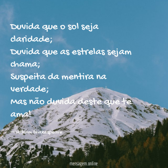 Duvida que o sol seja claridade