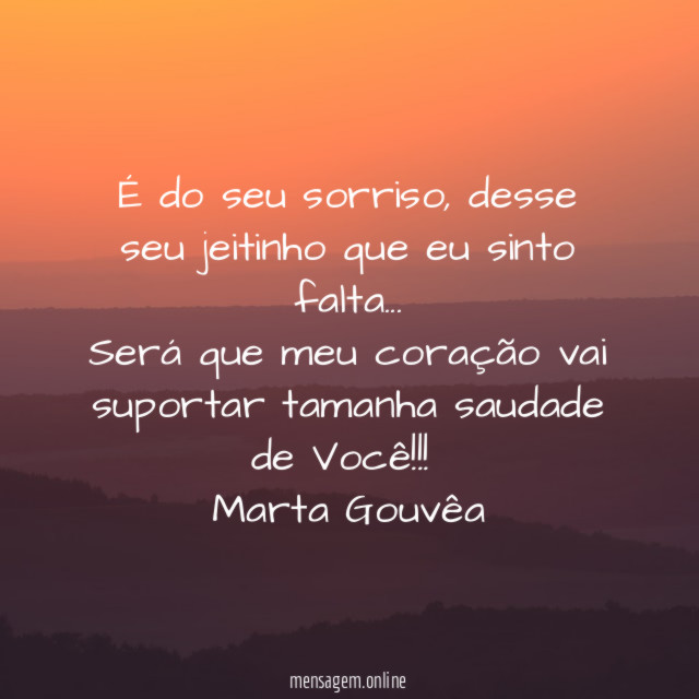 É do seu sorriso