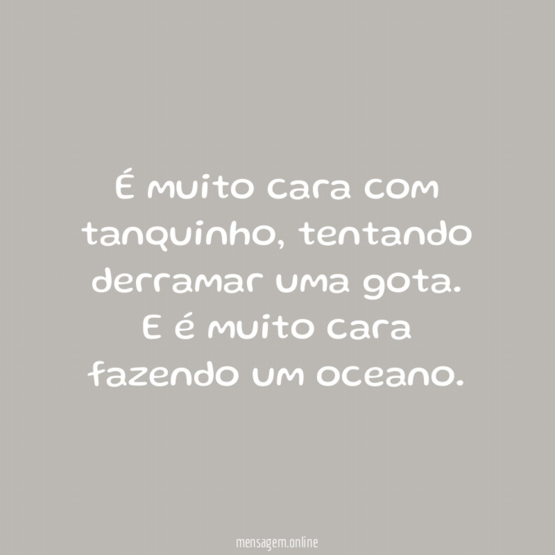 É muito cara com tanquinho