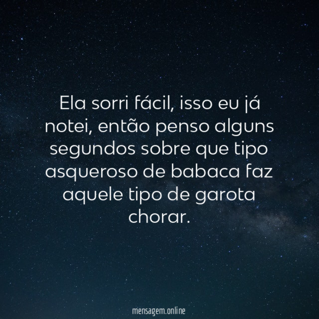 Ela sorri fácil