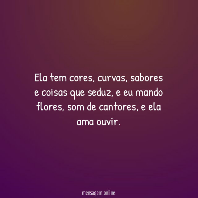Ela tem cores