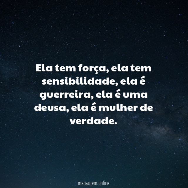 Ela tem força