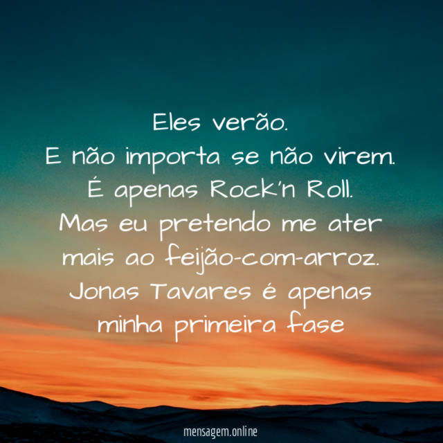 Eles verão