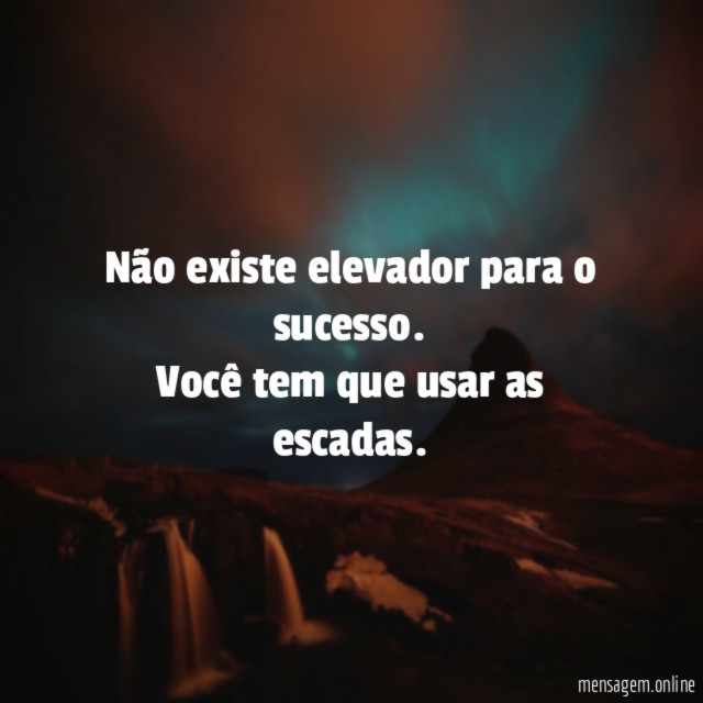 Elevador para o sucesso?