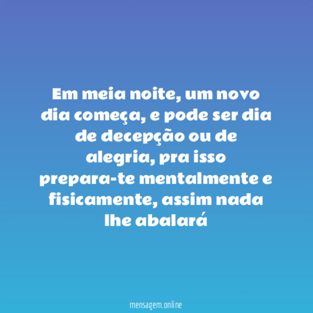 Em meia noite