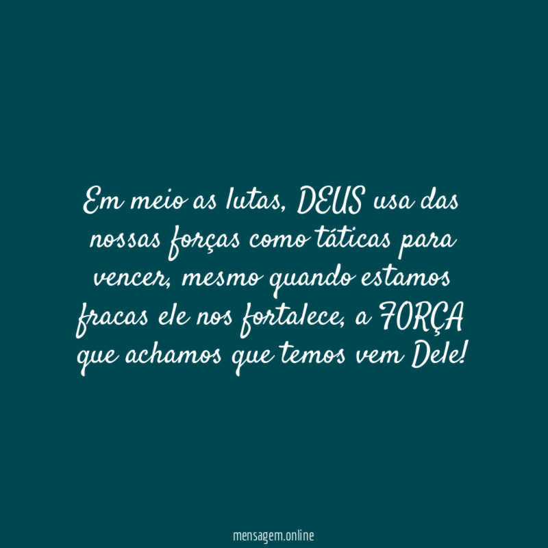 Em meio as lutas