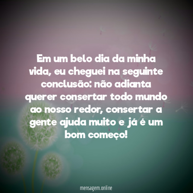 Em um belo dia da minha vida