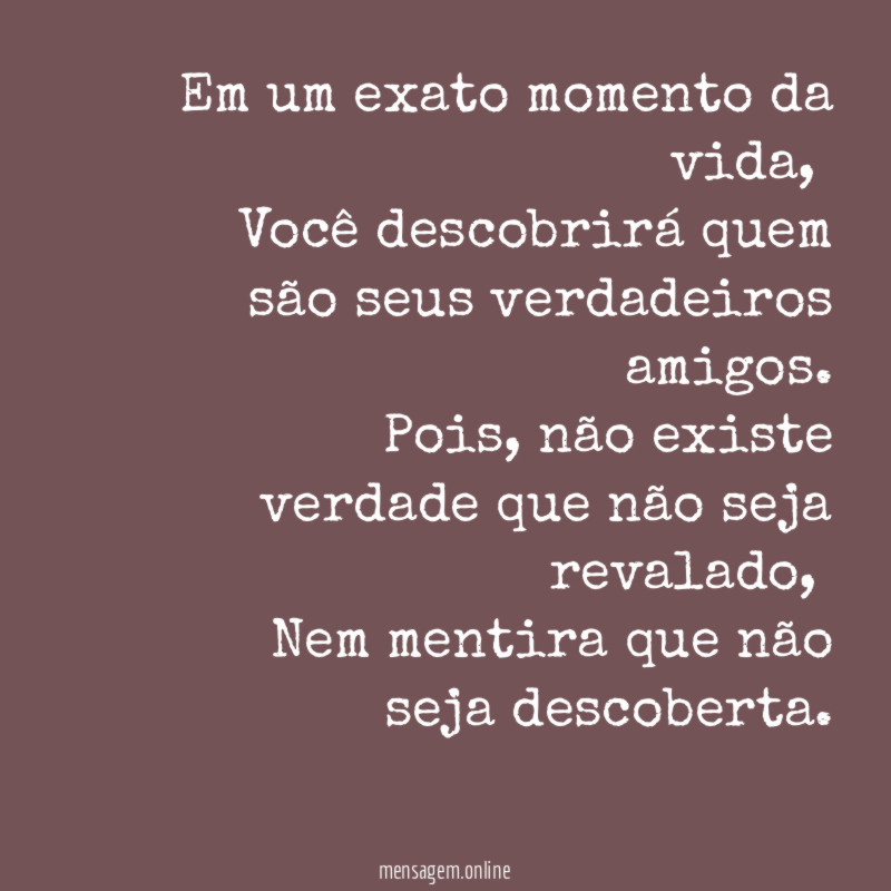 Em um exato momento da vida