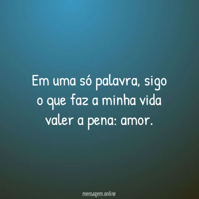 Em uma só palavra