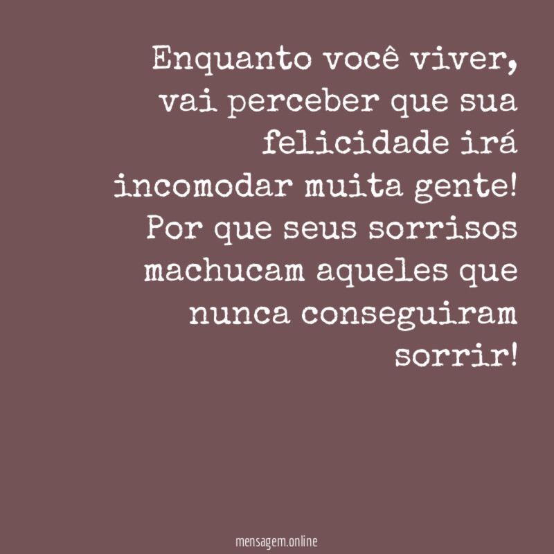 Enquanto você viver