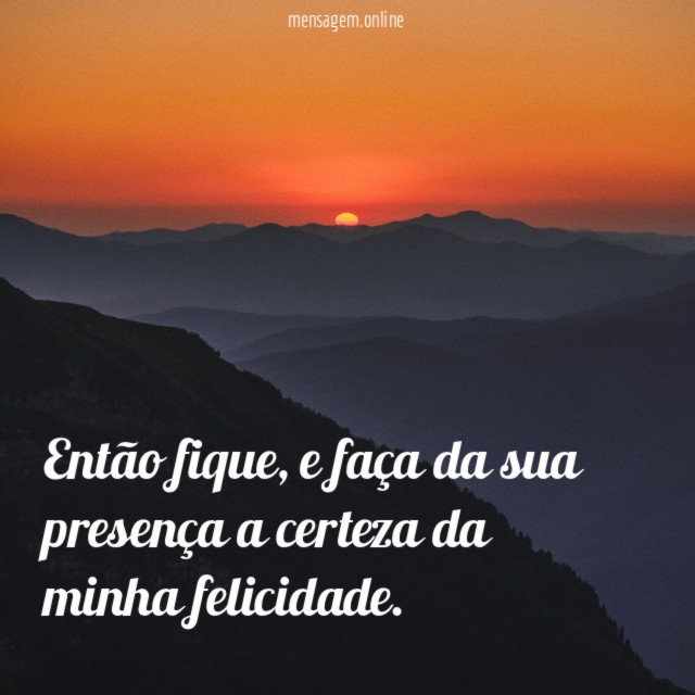 Então fique