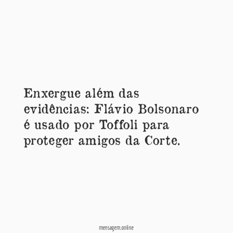 Enxergue além das evidências
