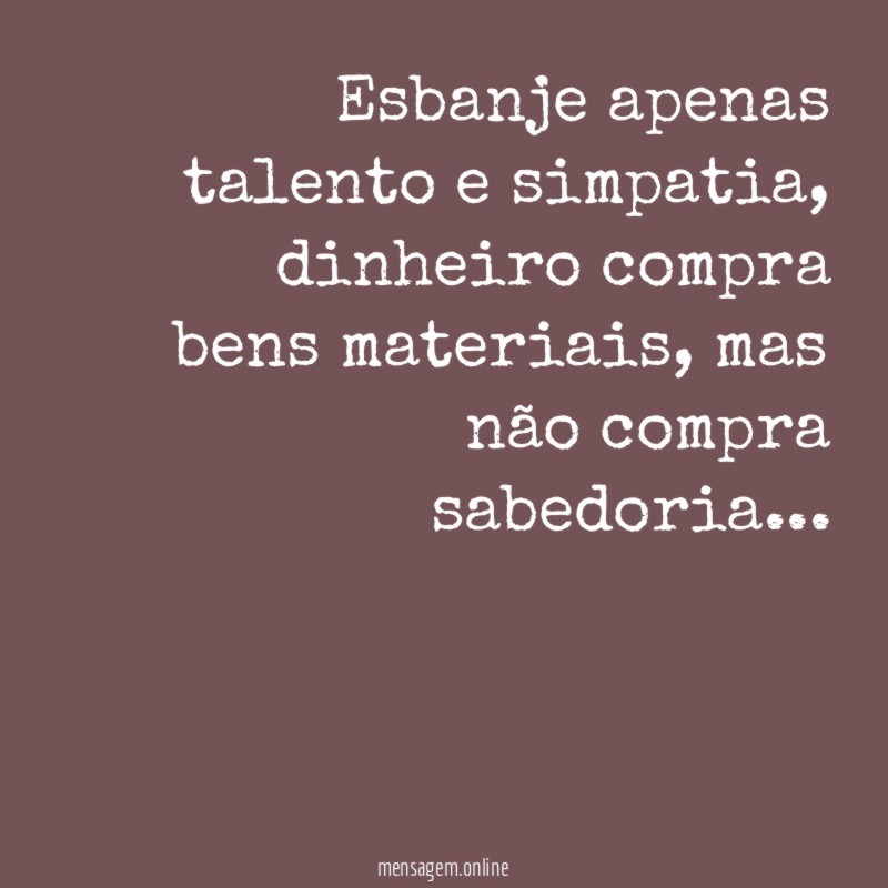 Esbanje apenas talento e simpatia